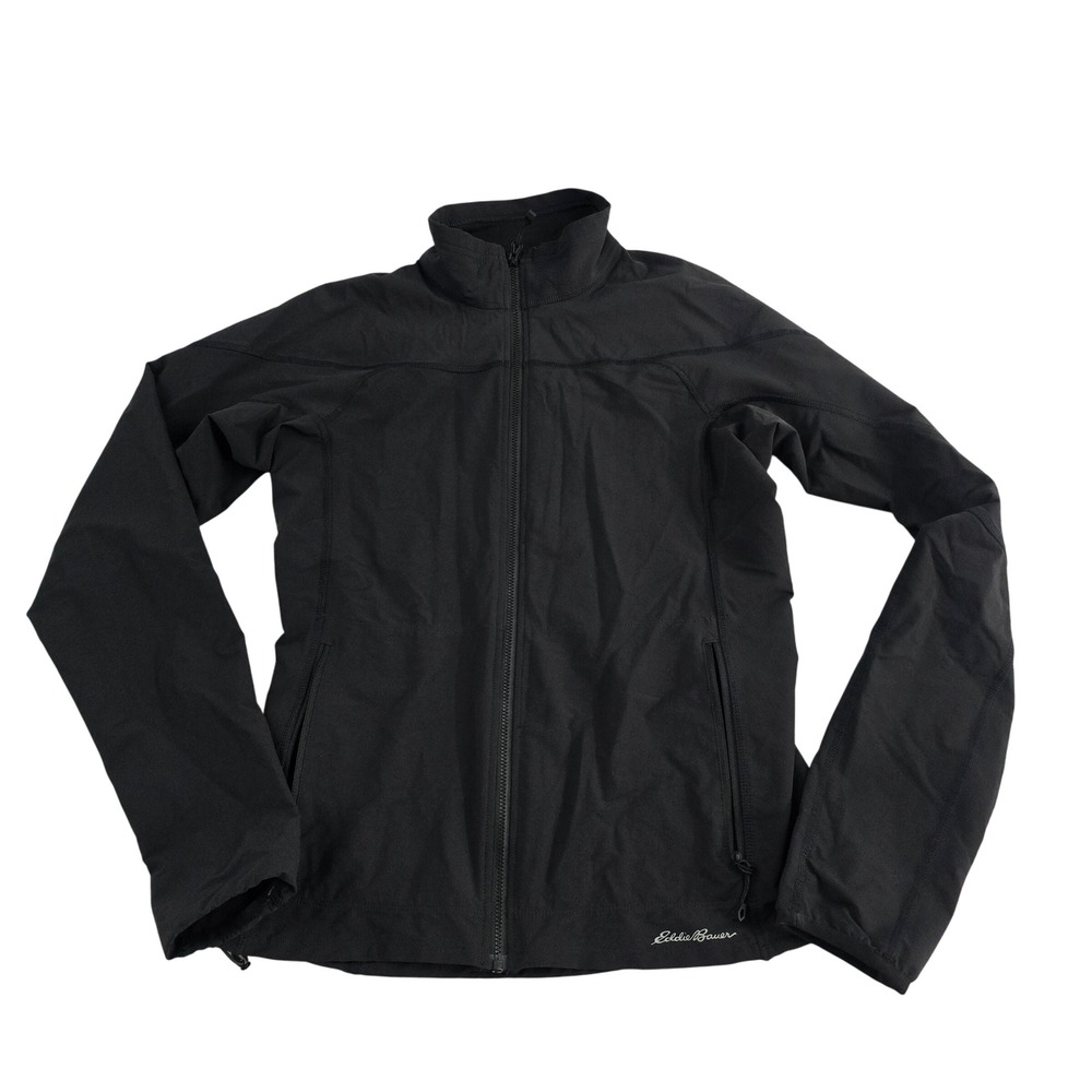 Eddie Bauer‎ Women's Black Lightweight Full Zip Jacket Activewear Size S